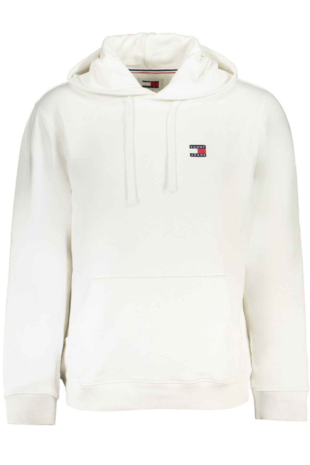 TOMMY HILFIGER MEN'S WHITE ZIPLESS SWEATSHIRT