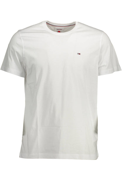 TOMMY HILFIGER MEN'S WHITE SHORT SLEEVE T-SHIRT-0