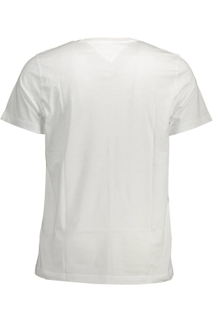 TOMMY HILFIGER MEN'S WHITE SHORT SLEEVE T-SHIRT-1