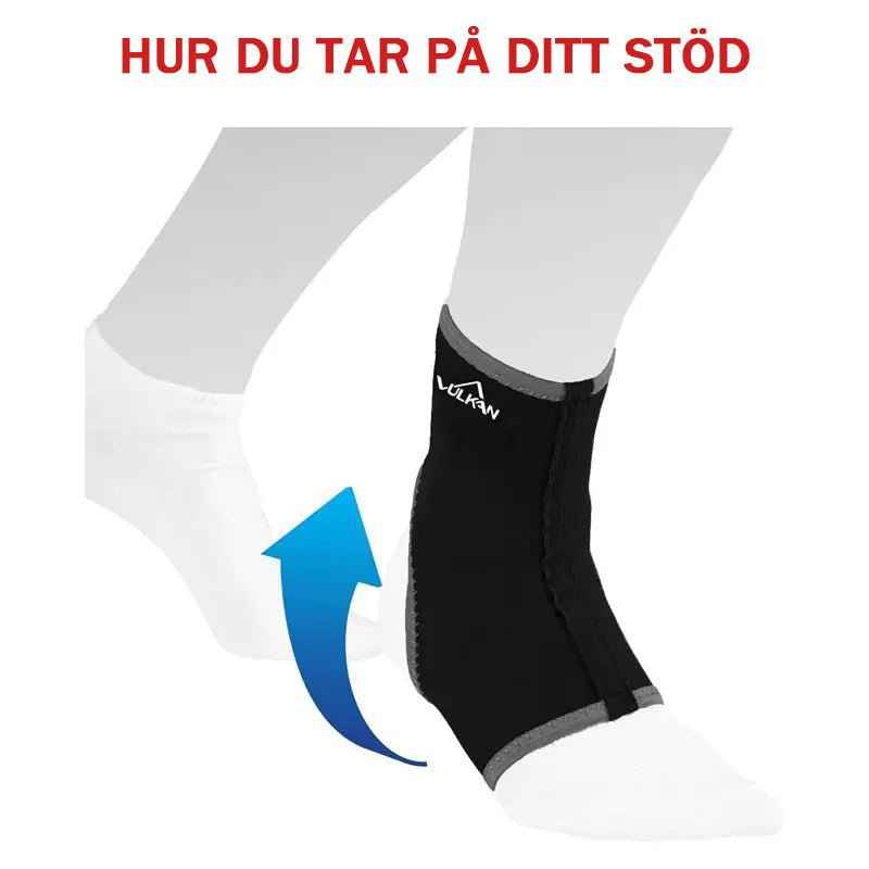 Vulkan Fotledsstöd Ankel Lång