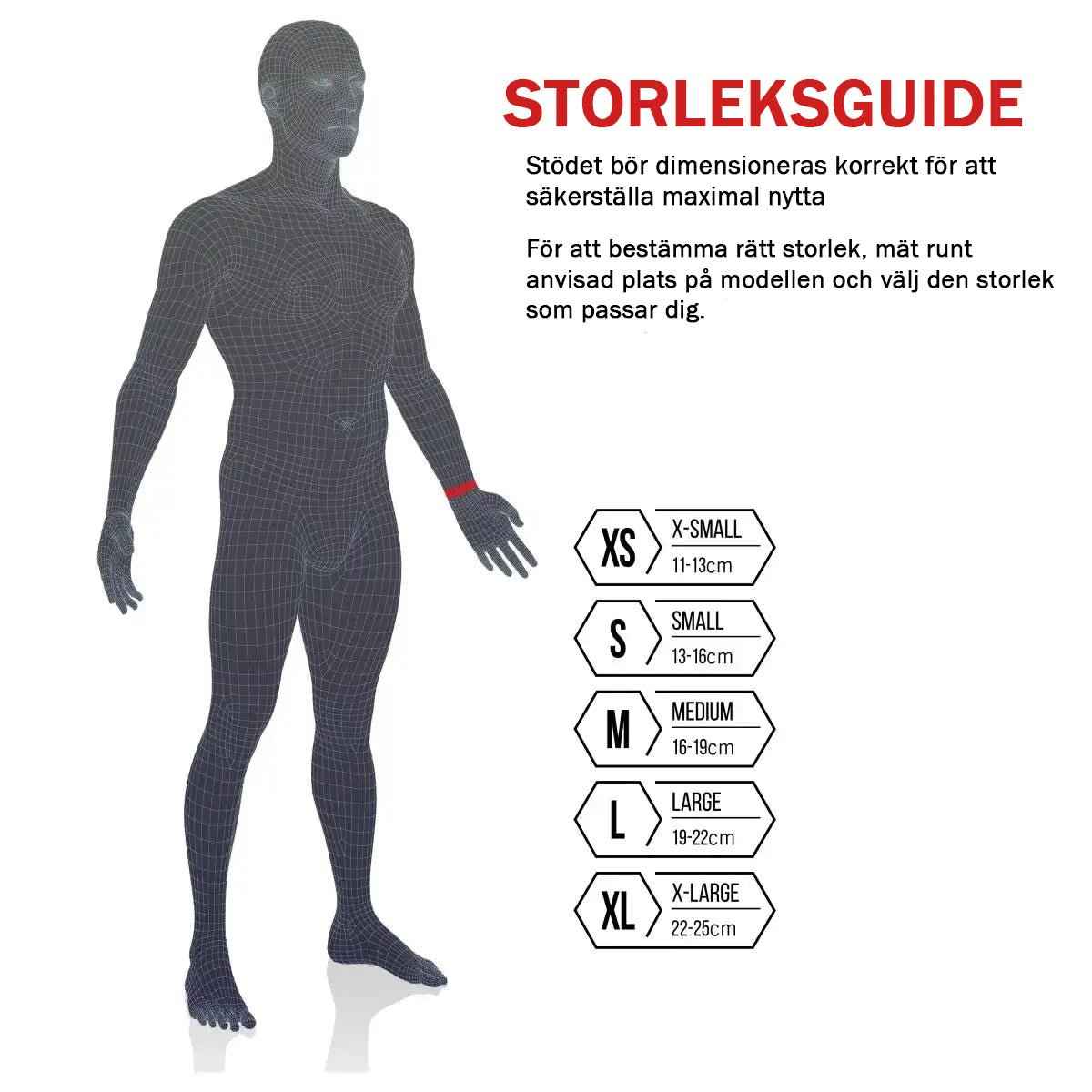 Vulkan Handledsstöd Kort