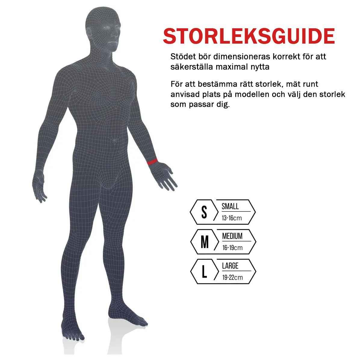 Vulkan Handledsstöd Lång