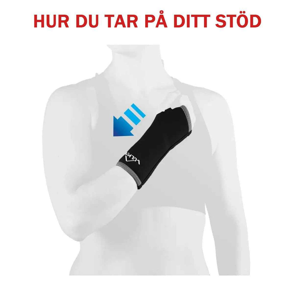 Vulkan Handledsstöd Lång