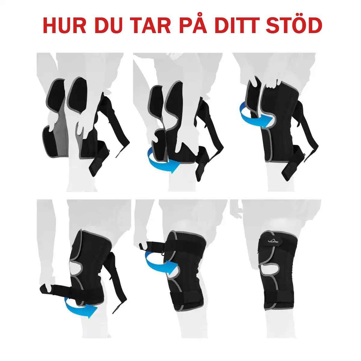 Vulkan Knästöd Wraparound