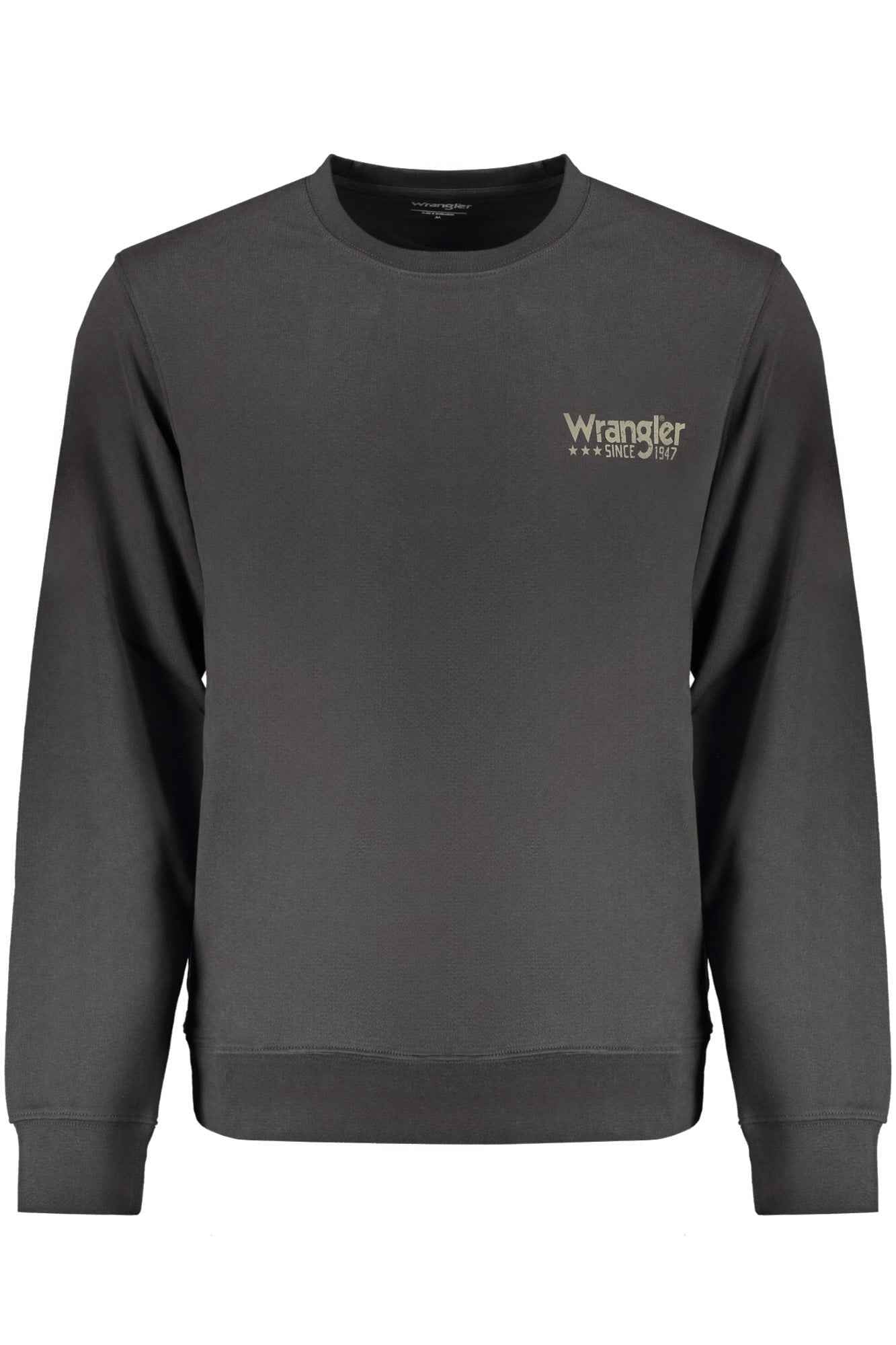 WRANGLER MEN'S BLACK ZIP-UP SWEATSHIRT